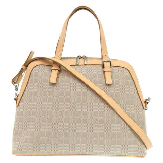 Burberry Brown Canvas Handbag