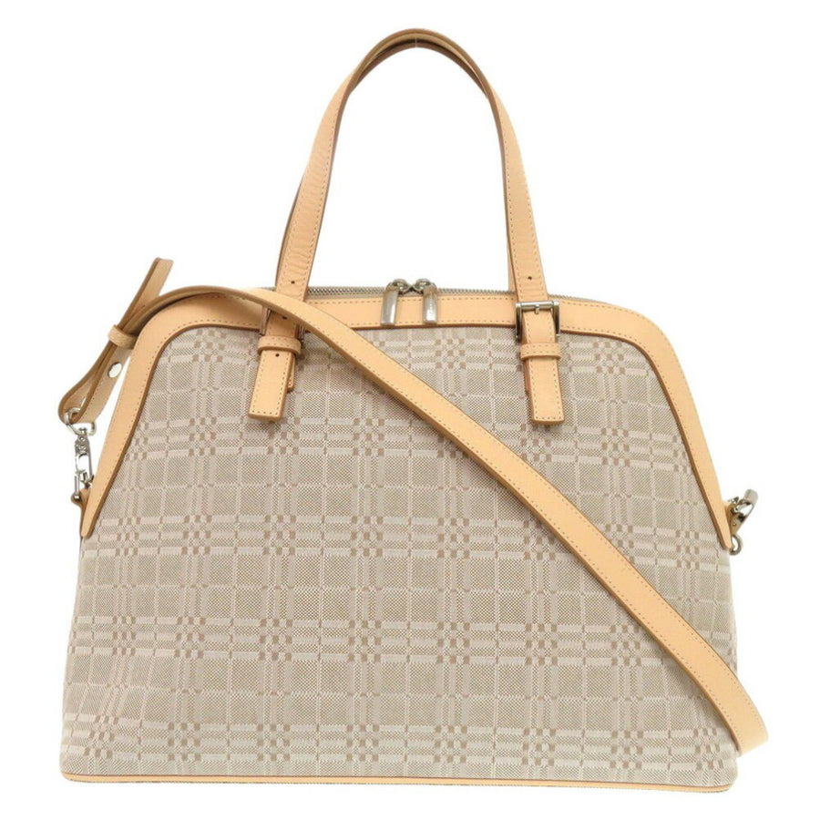 Burberry Brown Canvas Handbag