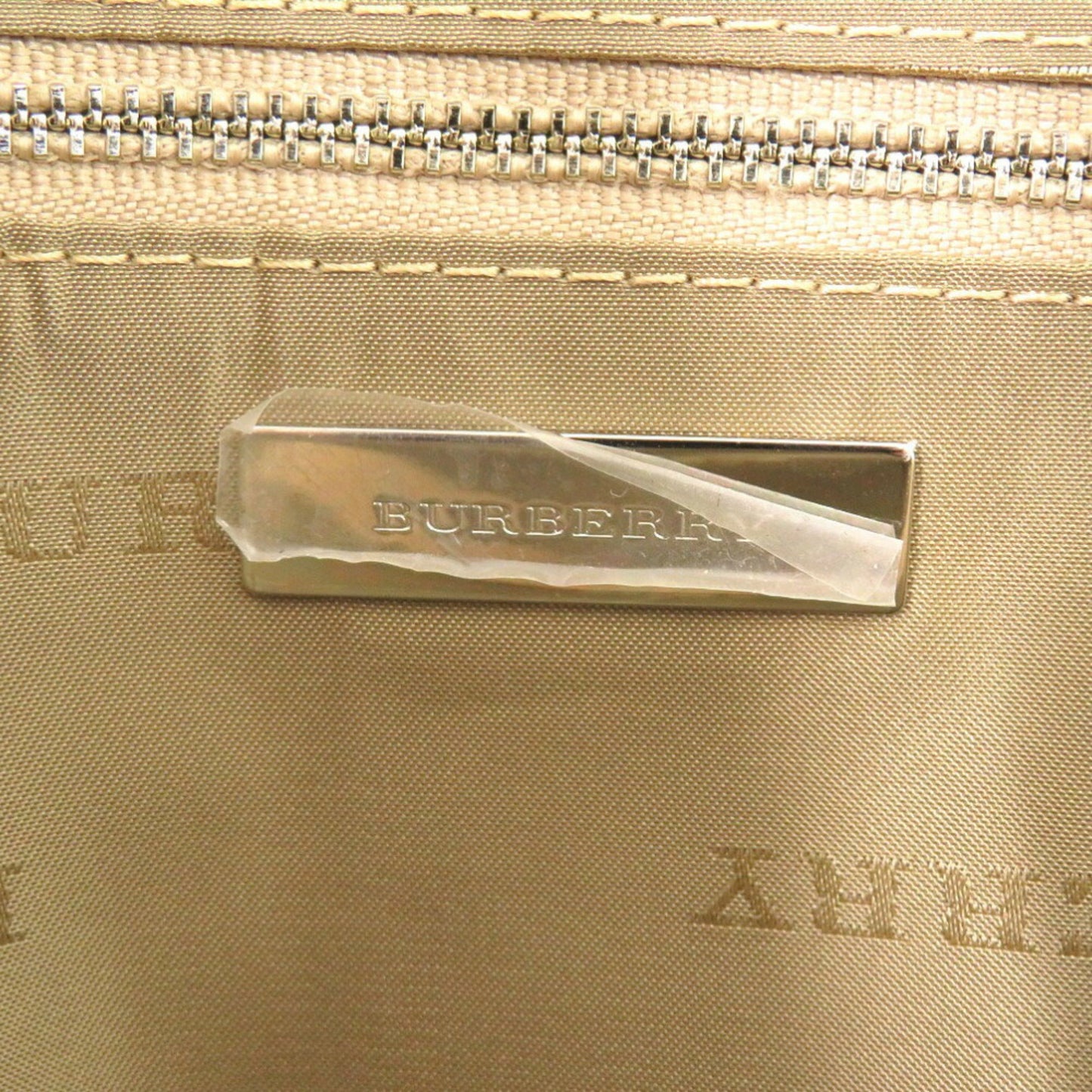 Burberry Brown Canvas Handbag