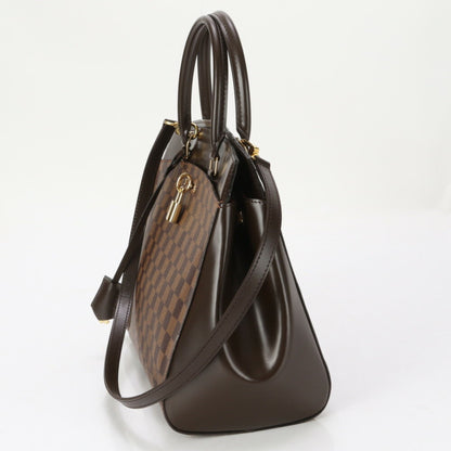 Louis Vuitton Brown Canvas Handbag