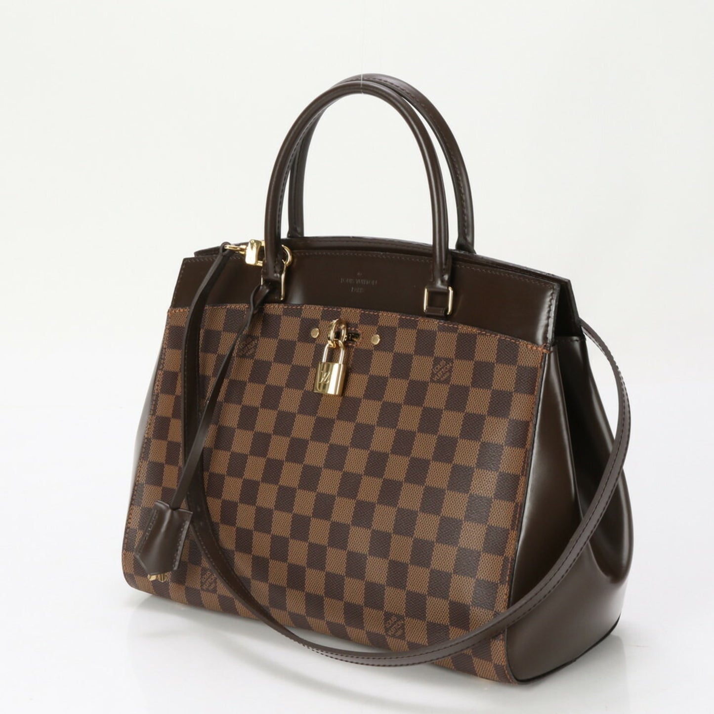 Louis Vuitton Brown Canvas Handbag