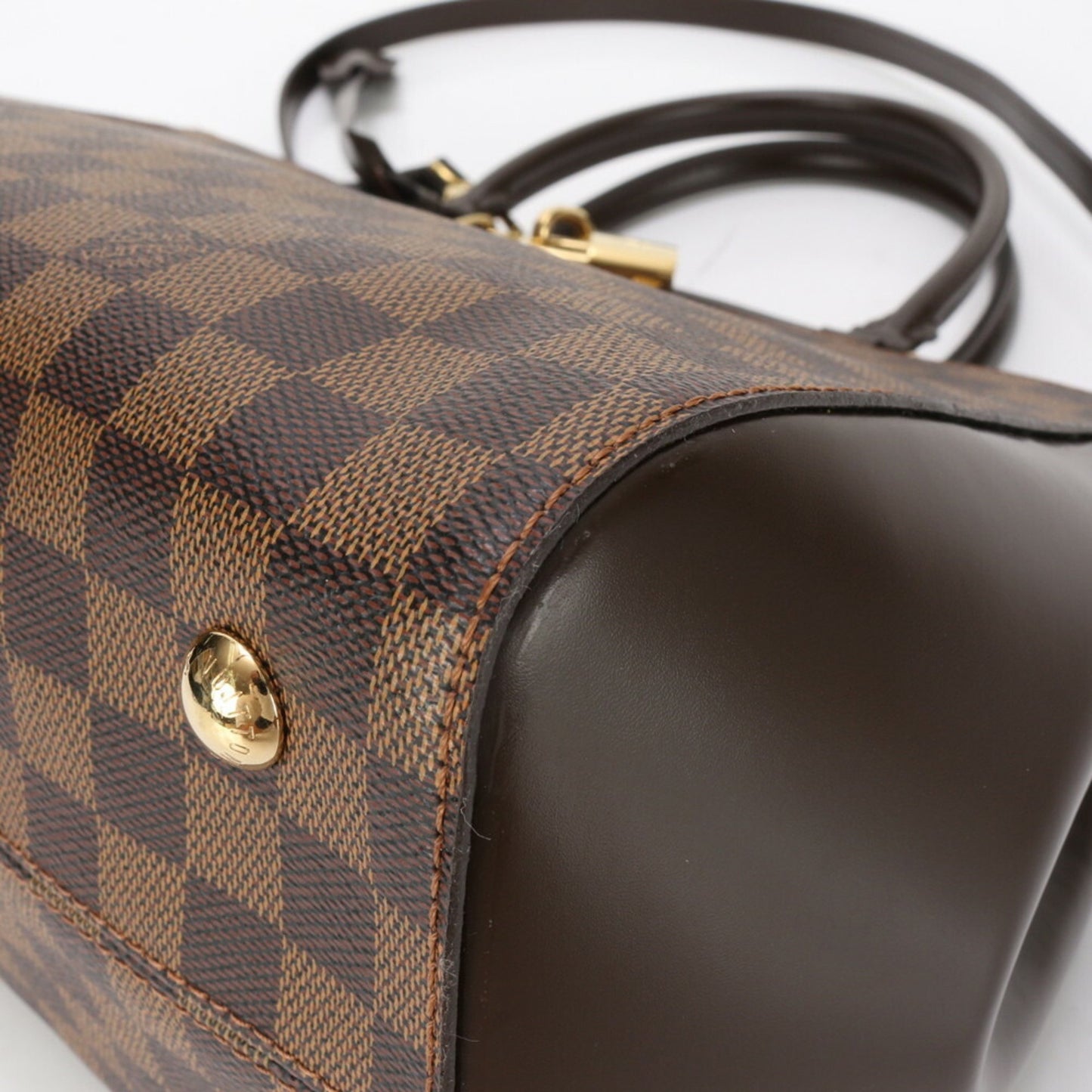 Louis Vuitton Brown Canvas Handbag
