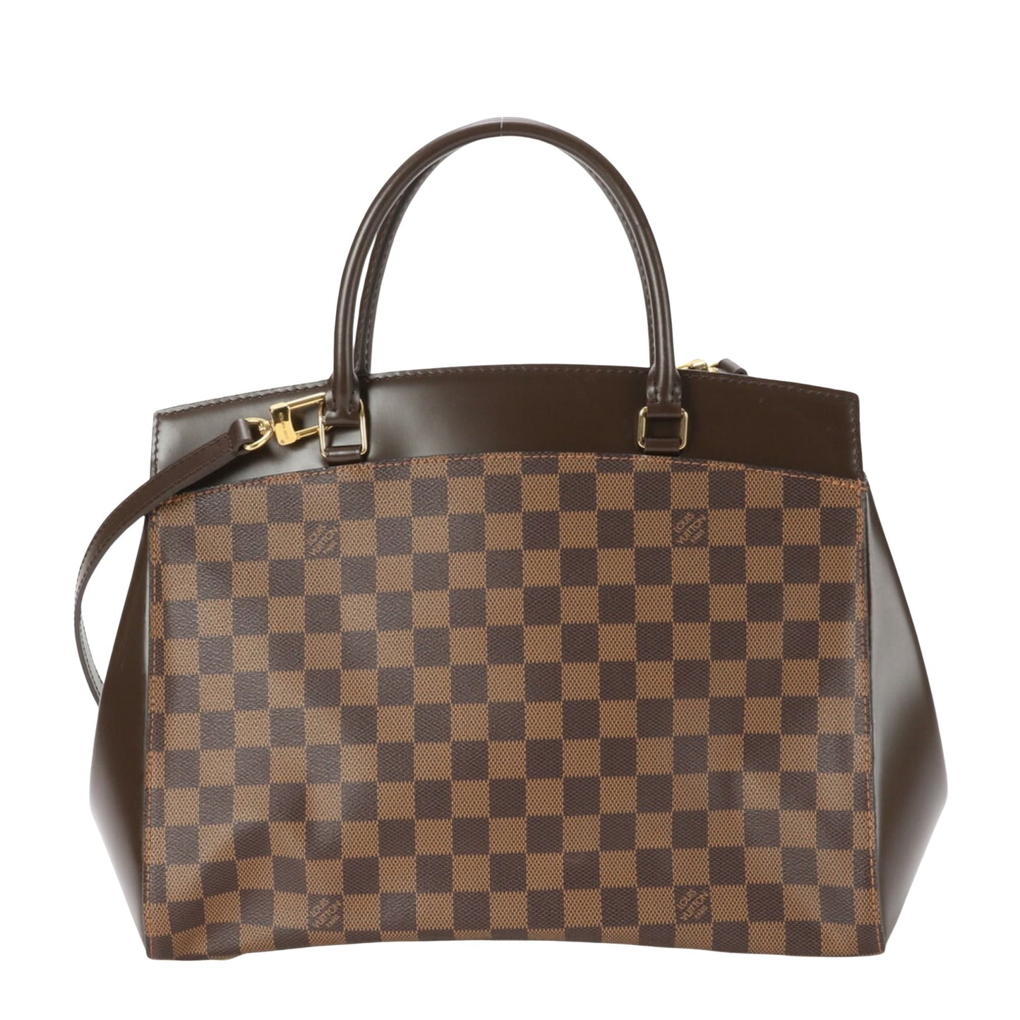 Louis Vuitton Brown Canvas Handbag