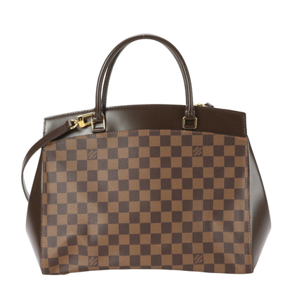 Louis Vuitton Brown Canvas Handbag