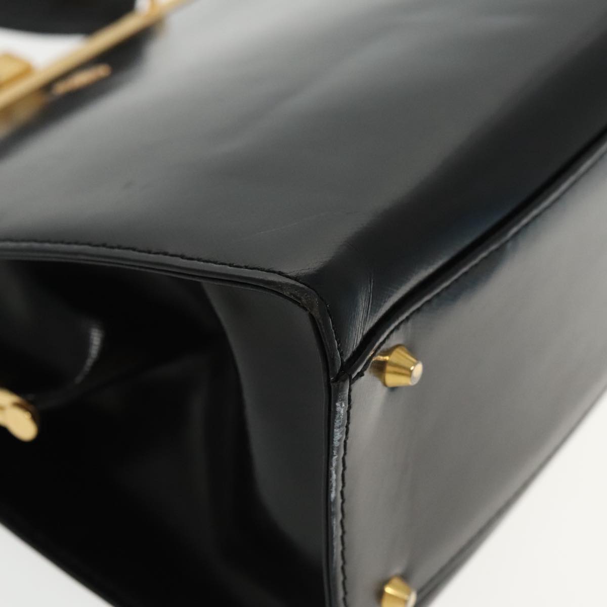 Versace Black Leather Gianni