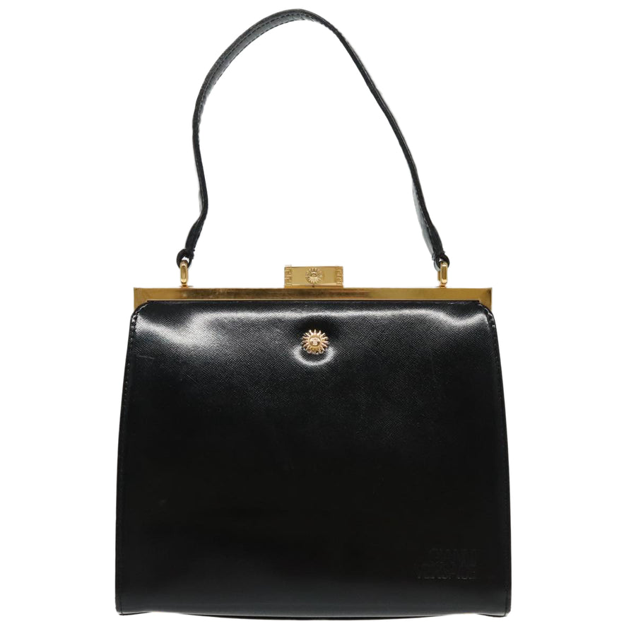 Versace Black Leather Gianni