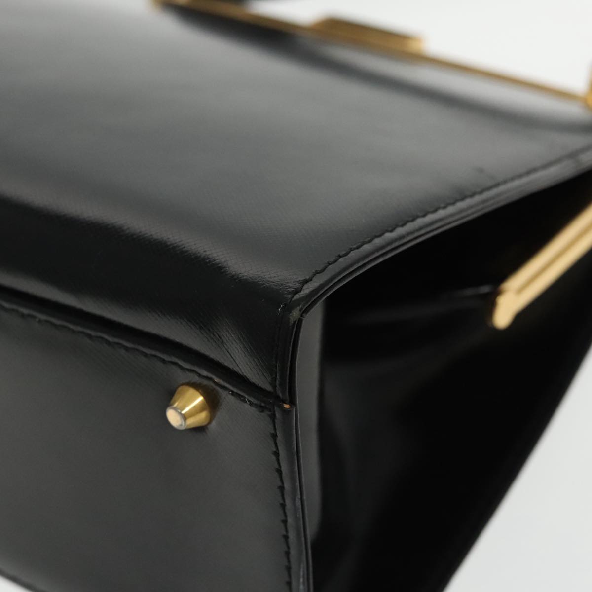 Versace Black Leather Gianni