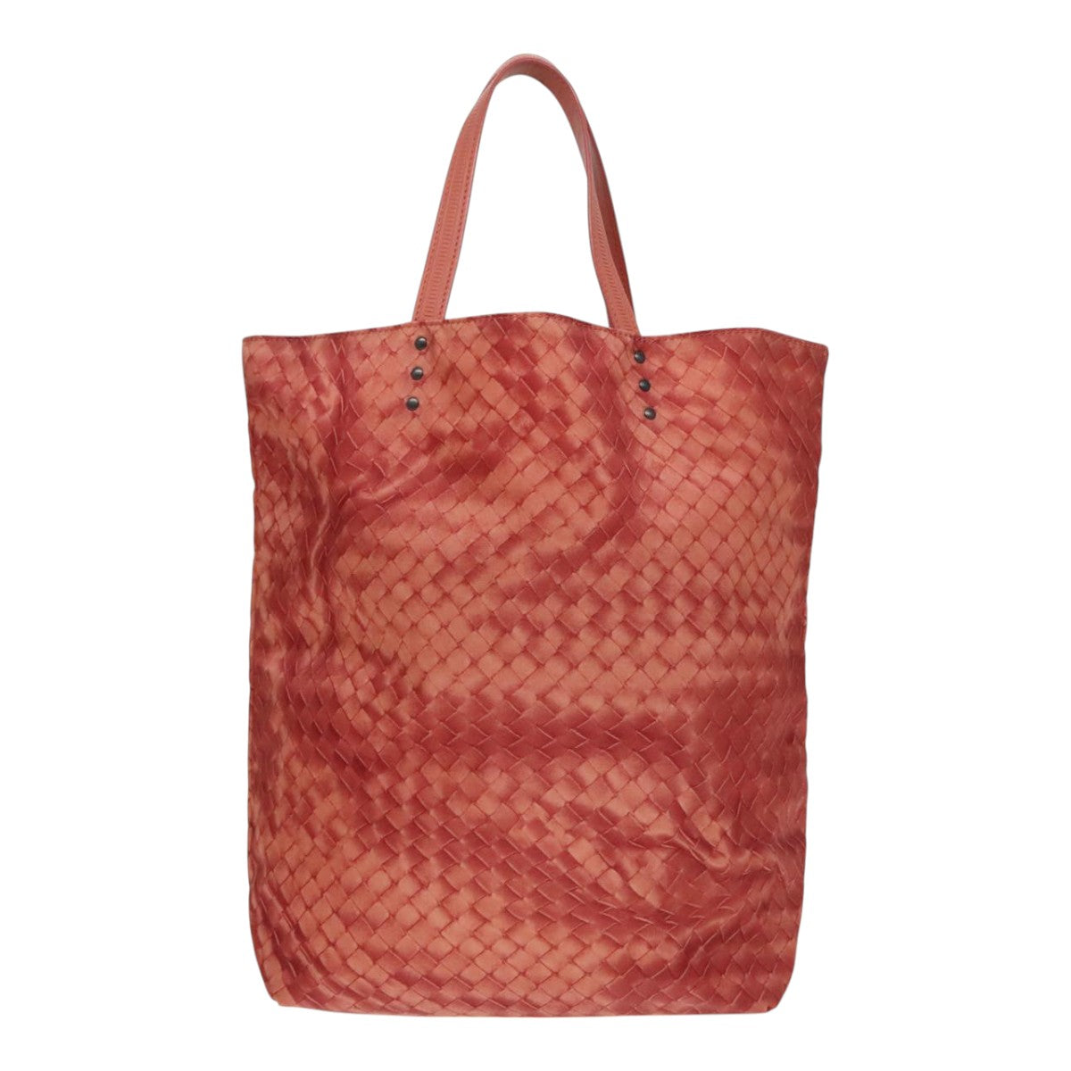 Bottega Veneta Orange Canvas Intrecciato