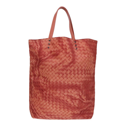 Bottega Veneta Orange Canvas Intrecciato
