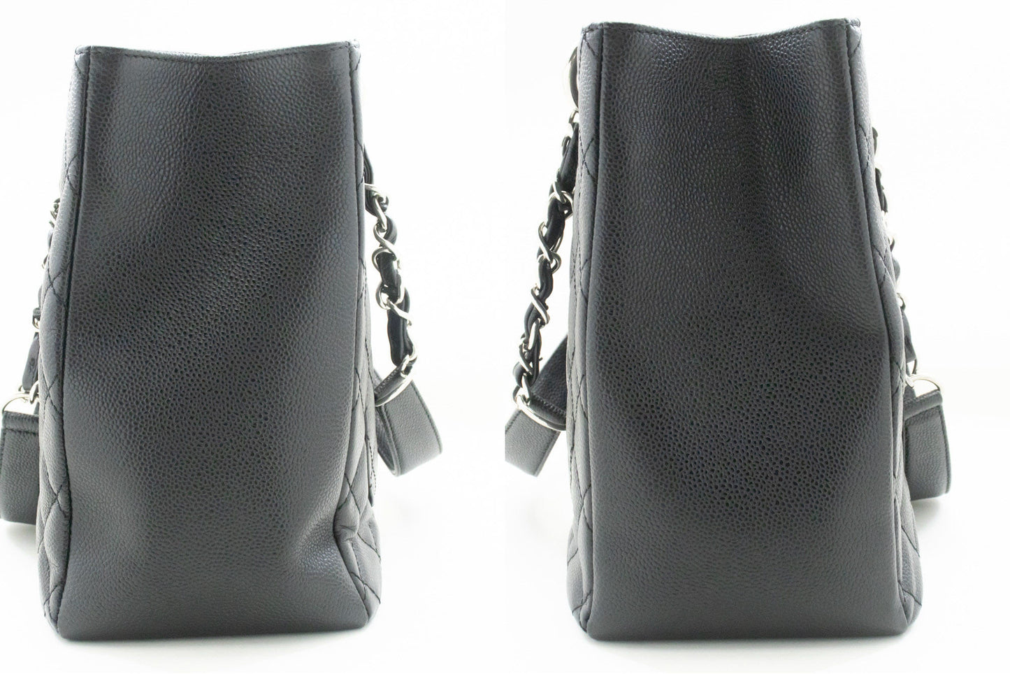 Chanel Black Leather Grand Shopping