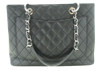 Chanel Black Leather Grand Shopping
