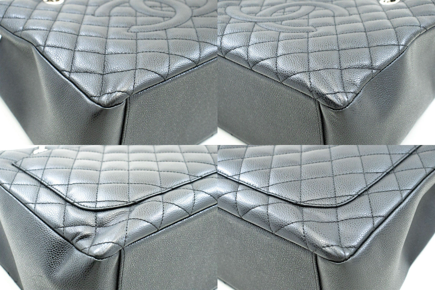 Chanel Black Leather Grand Shopping