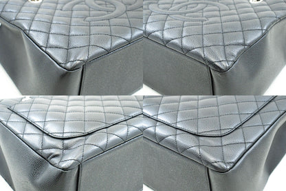 Chanel Black Leather Grand Shopping
