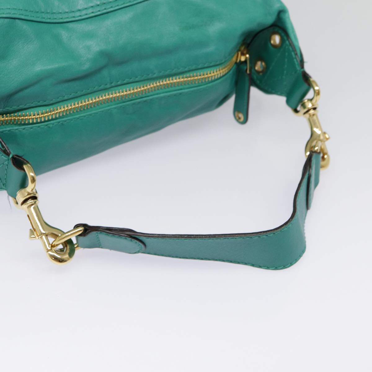 Gucci Green Leather Backpack
