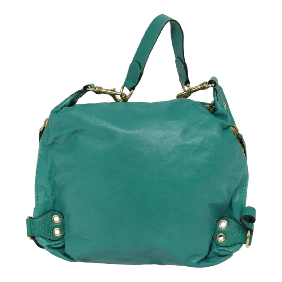 Gucci Green Leather Backpack