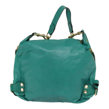 Gucci Green Leather Backpack