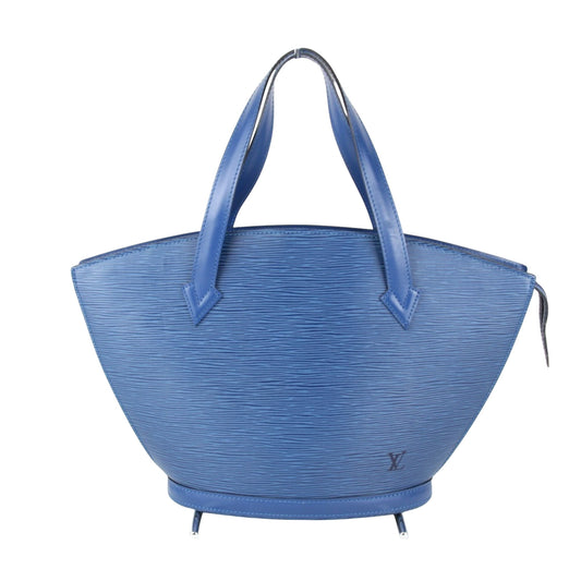 Louis Vuitton Blue Leather Handbag