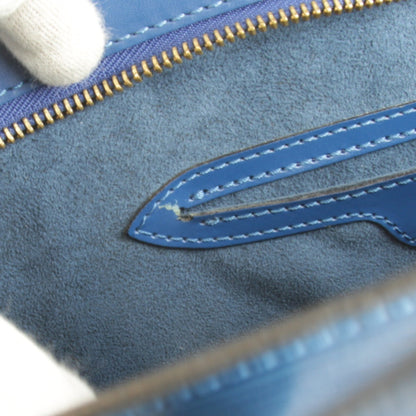 Louis Vuitton Blue Leather Handbag