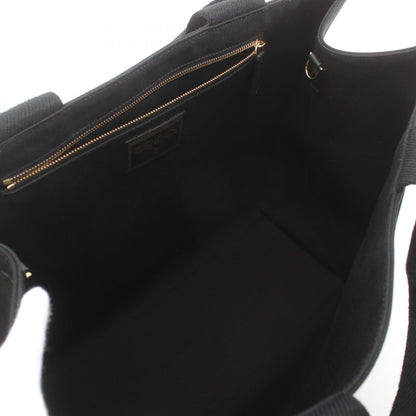 Fendi Black Canvas Tote