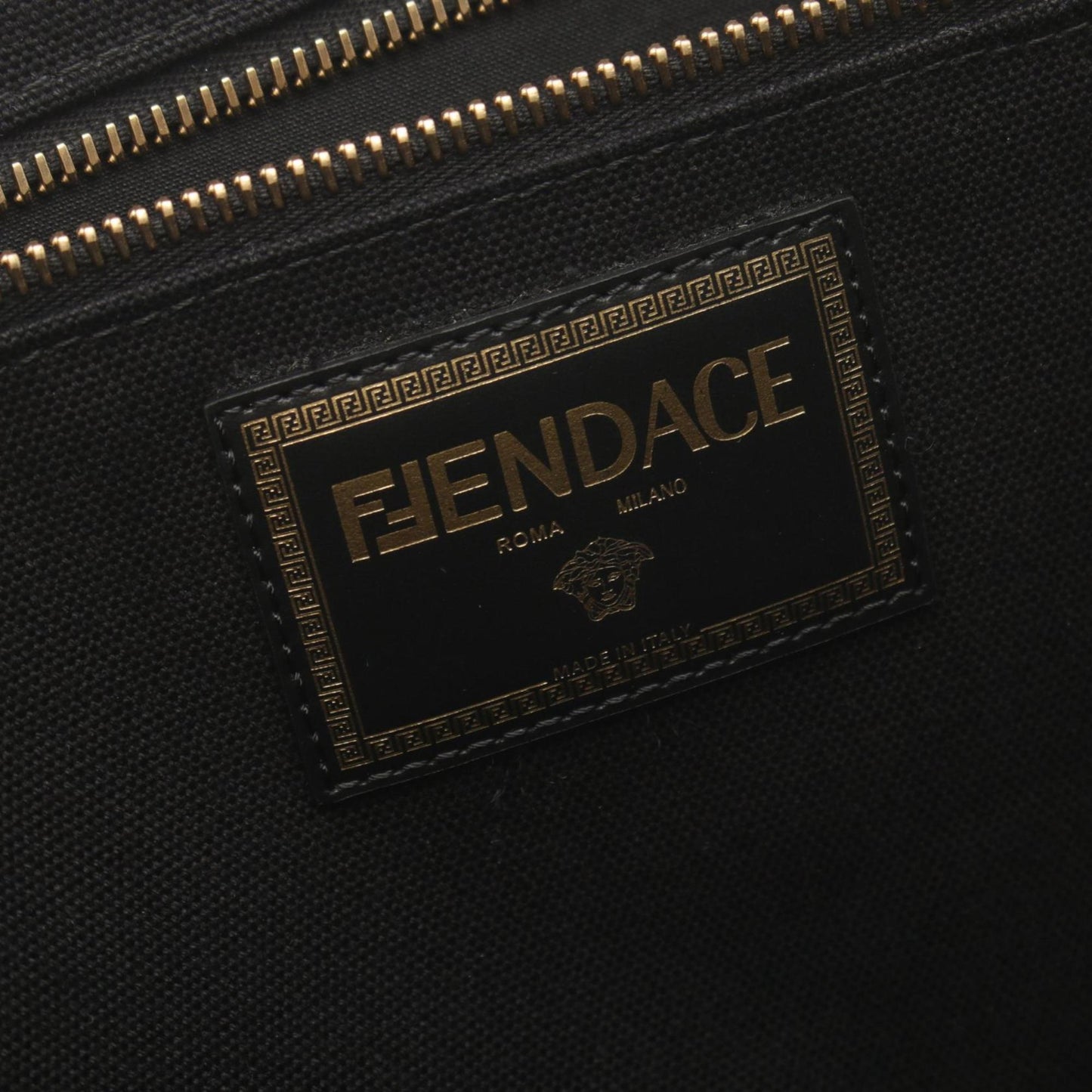 Fendi Black Canvas Tote