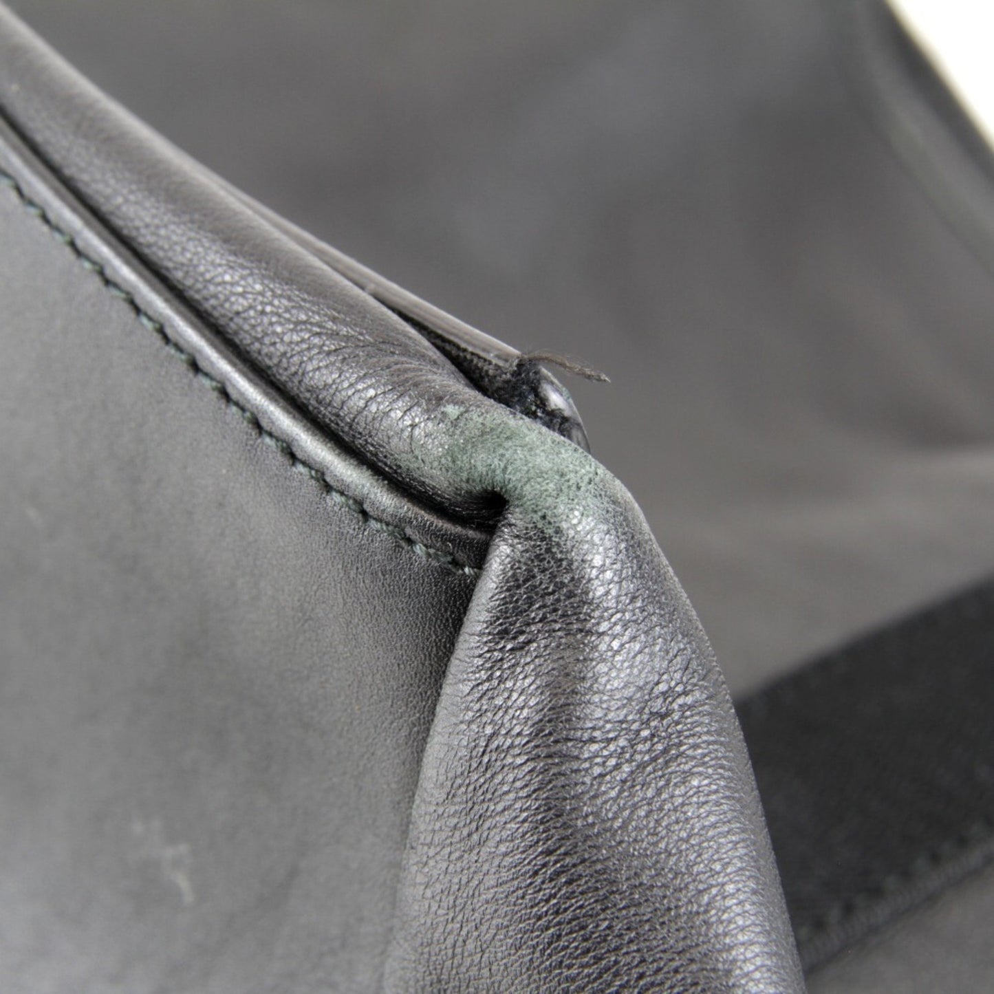 Balenciaga Black Leather Handbag