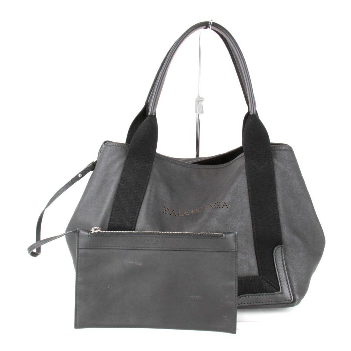 Balenciaga Black Leather Handbag