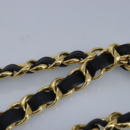 Chanel Black Leather Coco Mark