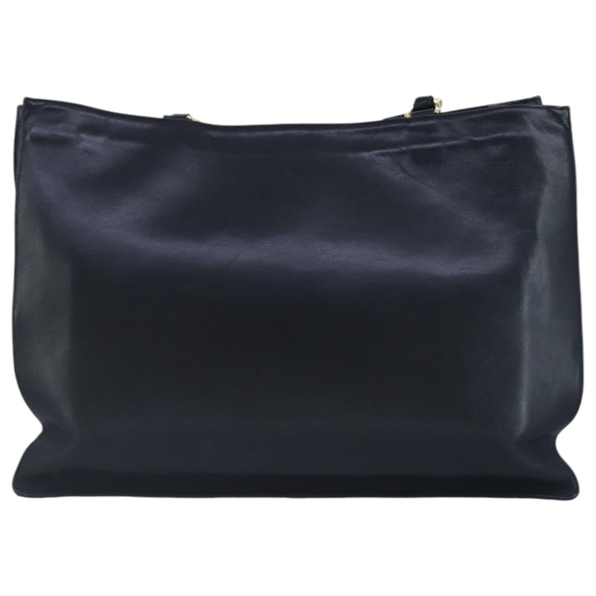 Chanel Black Leather Coco Mark