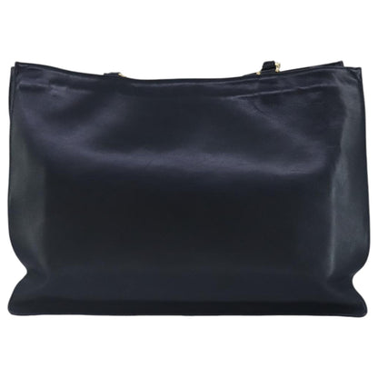 Chanel Black Leather Coco Mark