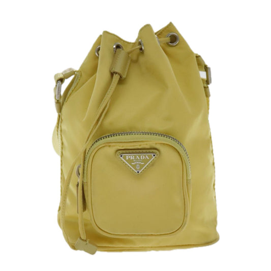 Prada Yellow Synthetic Re-nylon