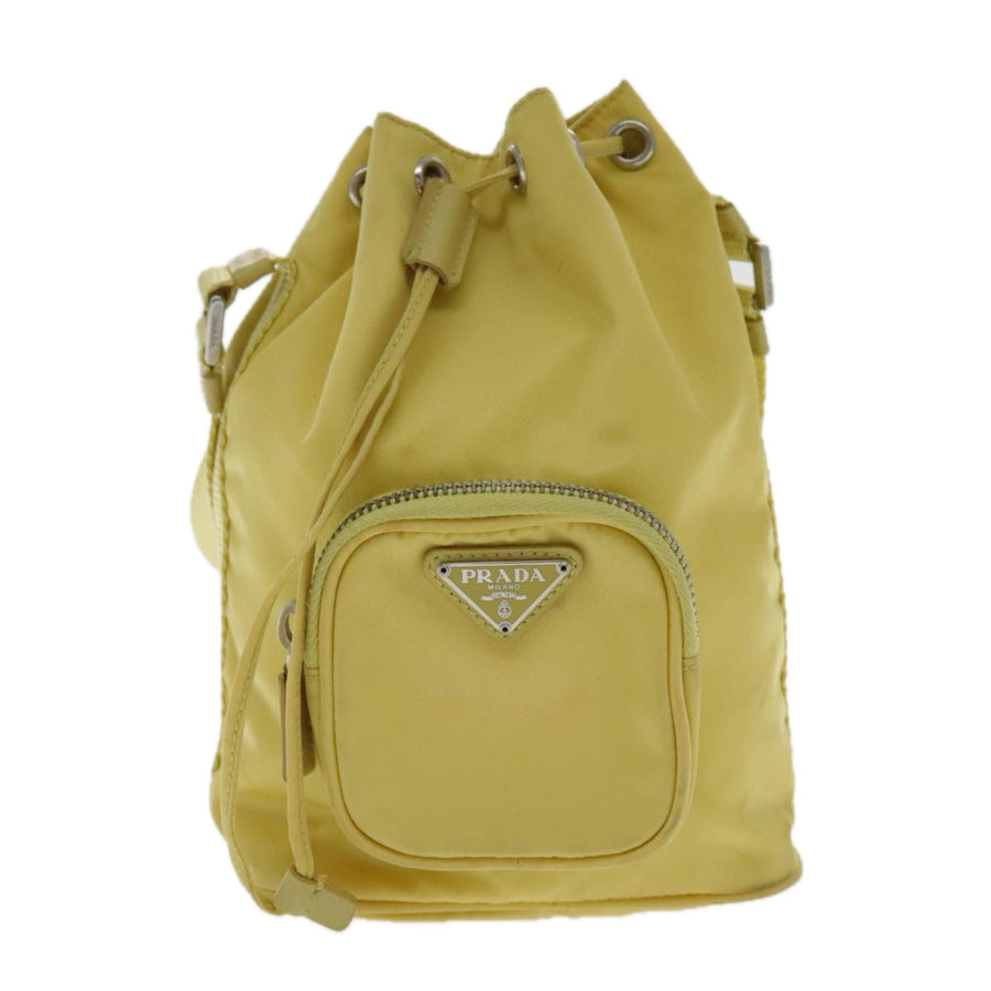 Prada Yellow Synthetic Re-nylon