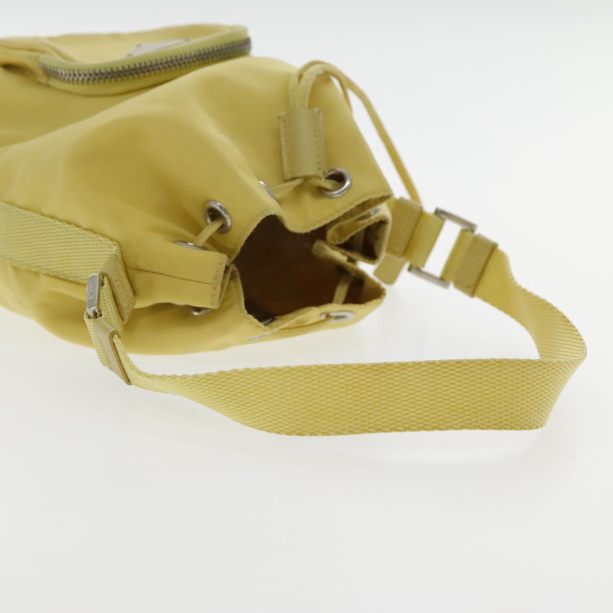 Prada Yellow Synthetic Re-nylon