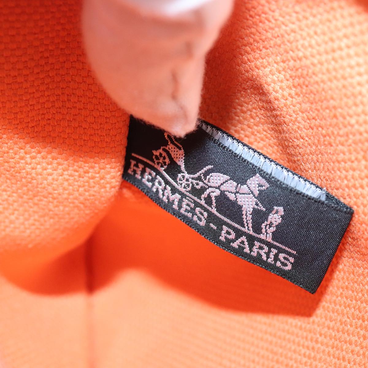 Hermès Orange Canvas Bora Bora
