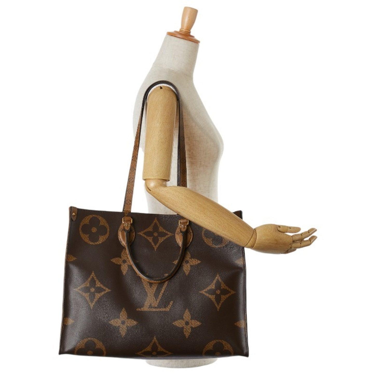 Louis Vuitton Brown Canvas On The Go