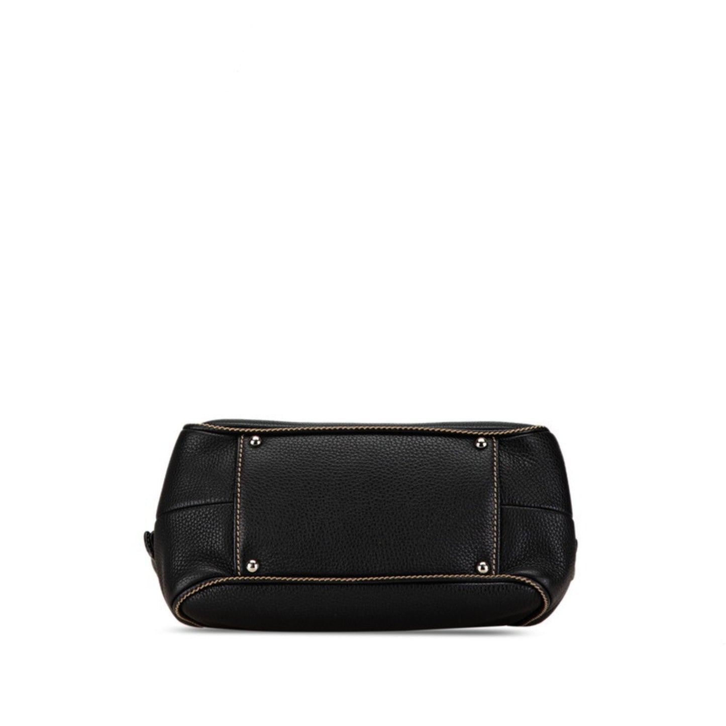 Chanel Black Leather Bowling