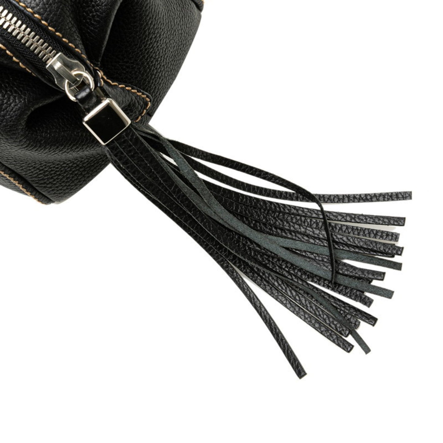 Chanel Black Leather Bowling