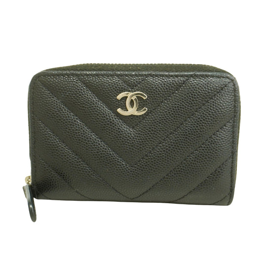 Chanel Black Leather Wallet