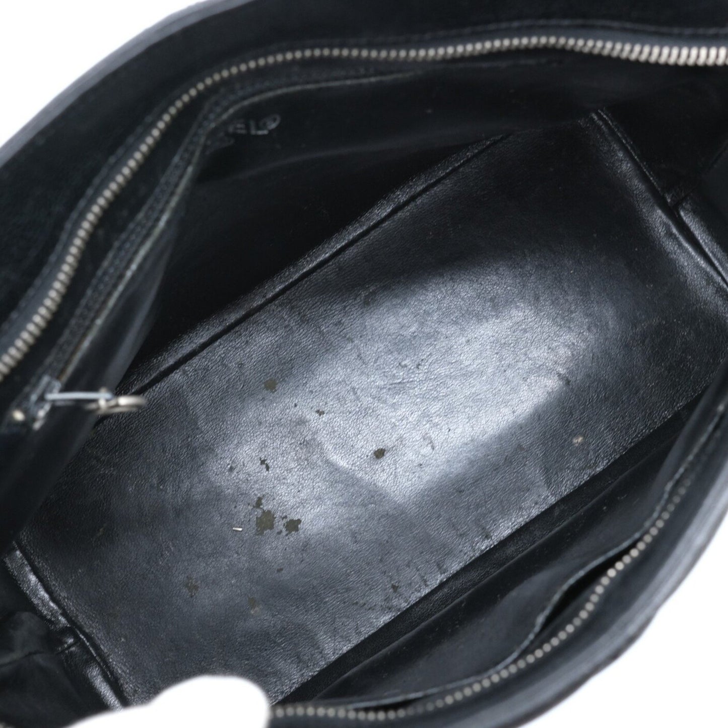 Chanel Black Leather Shopping
