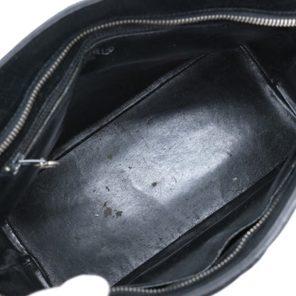 Chanel Black Leather Shopping