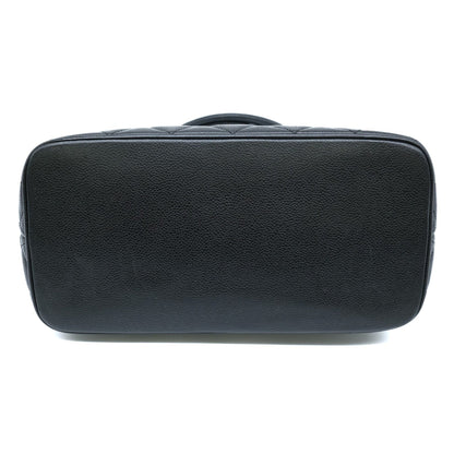 Chanel Black Leather Shopping