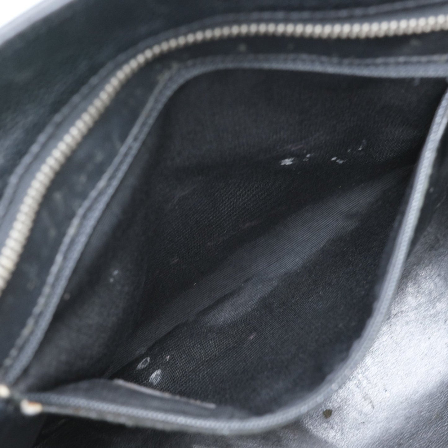 Chanel Black Leather Shopping