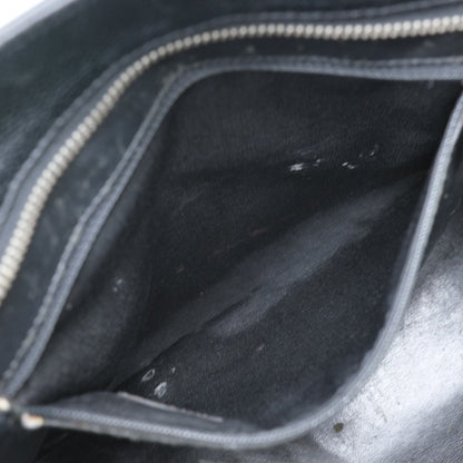 Chanel Black Leather Shopping