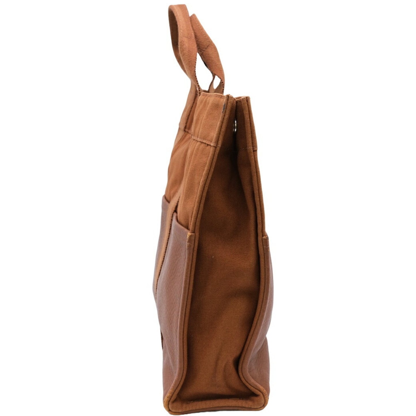 Hermès Brown Canvas Fourre Tout