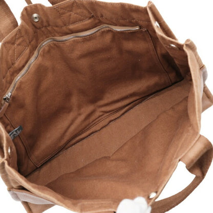 Hermès Brown Canvas Fourre Tout