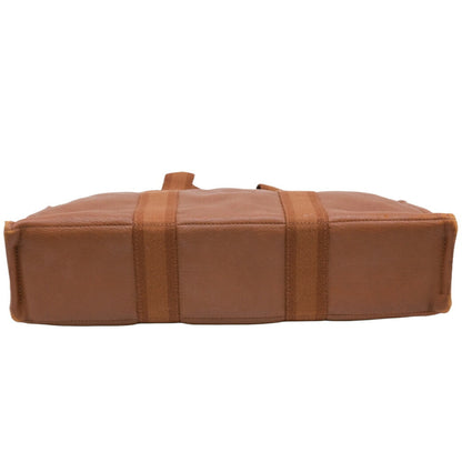 Hermès Brown Canvas Fourre Tout