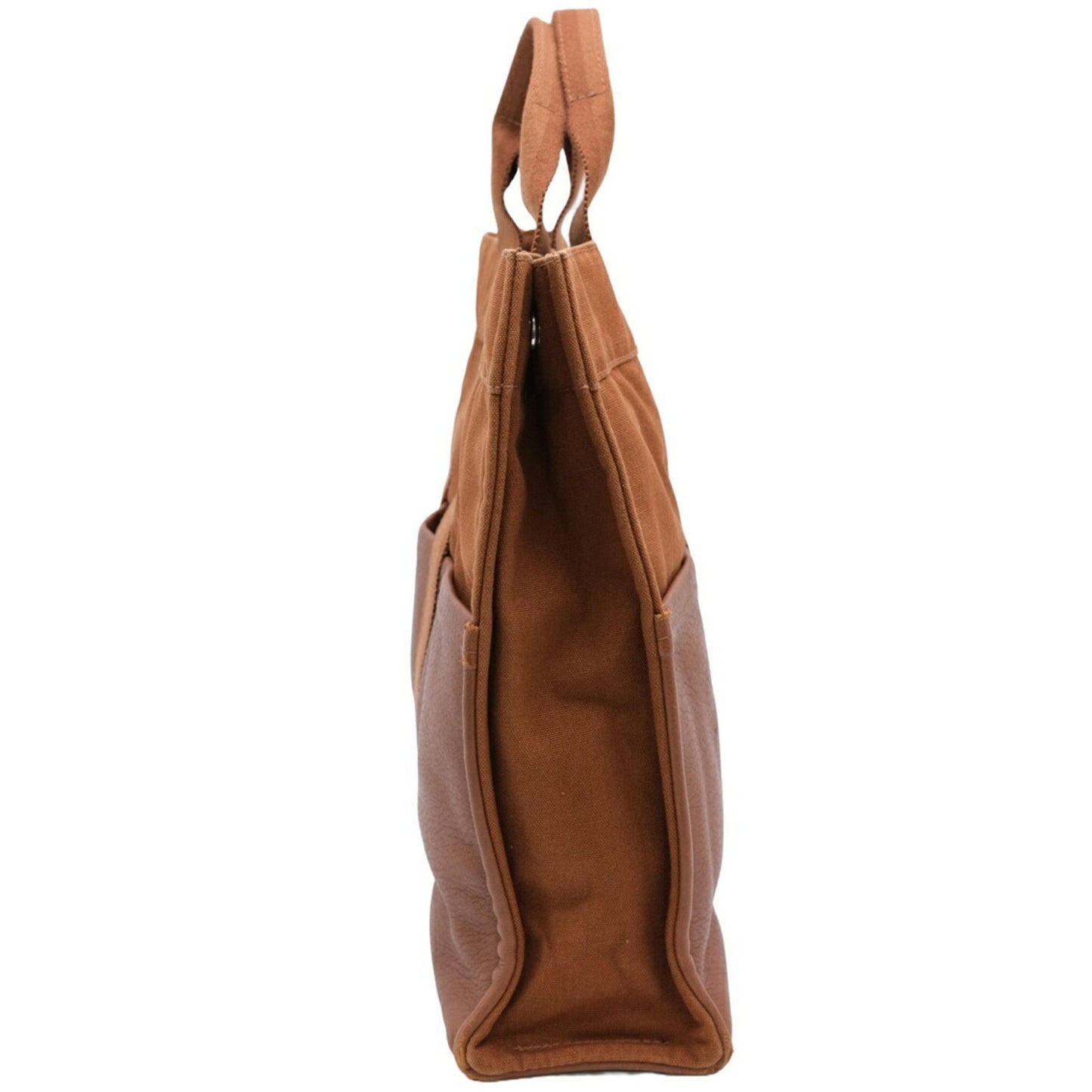 Hermès Brown Canvas Fourre Tout