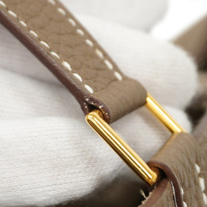 Hermès Brown Leather Picotin Lock
