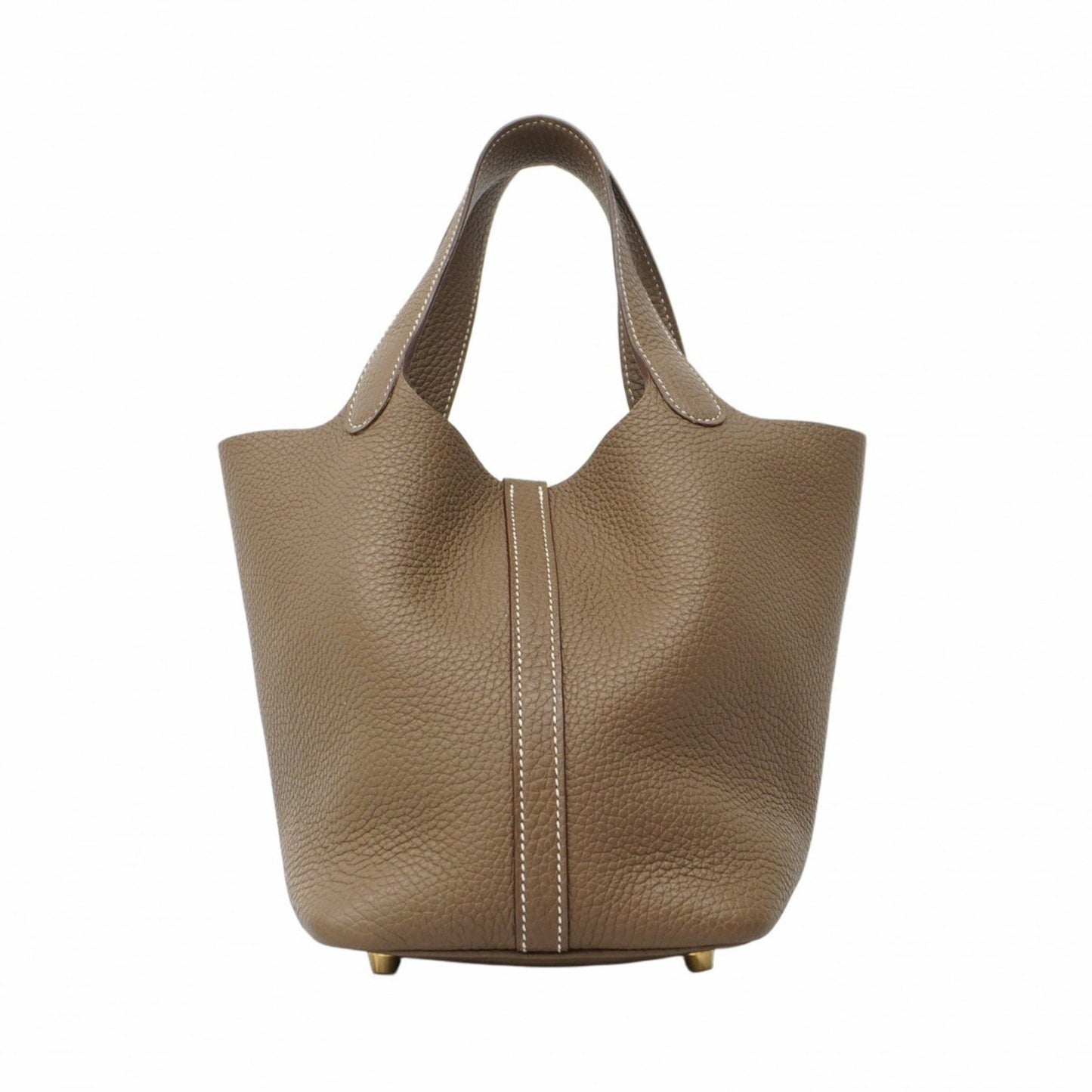 Hermès Brown Leather Picotin Lock