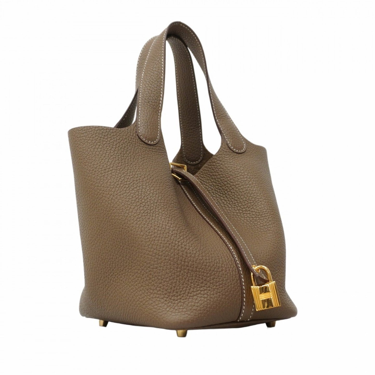 Hermès Brown Leather Picotin Lock