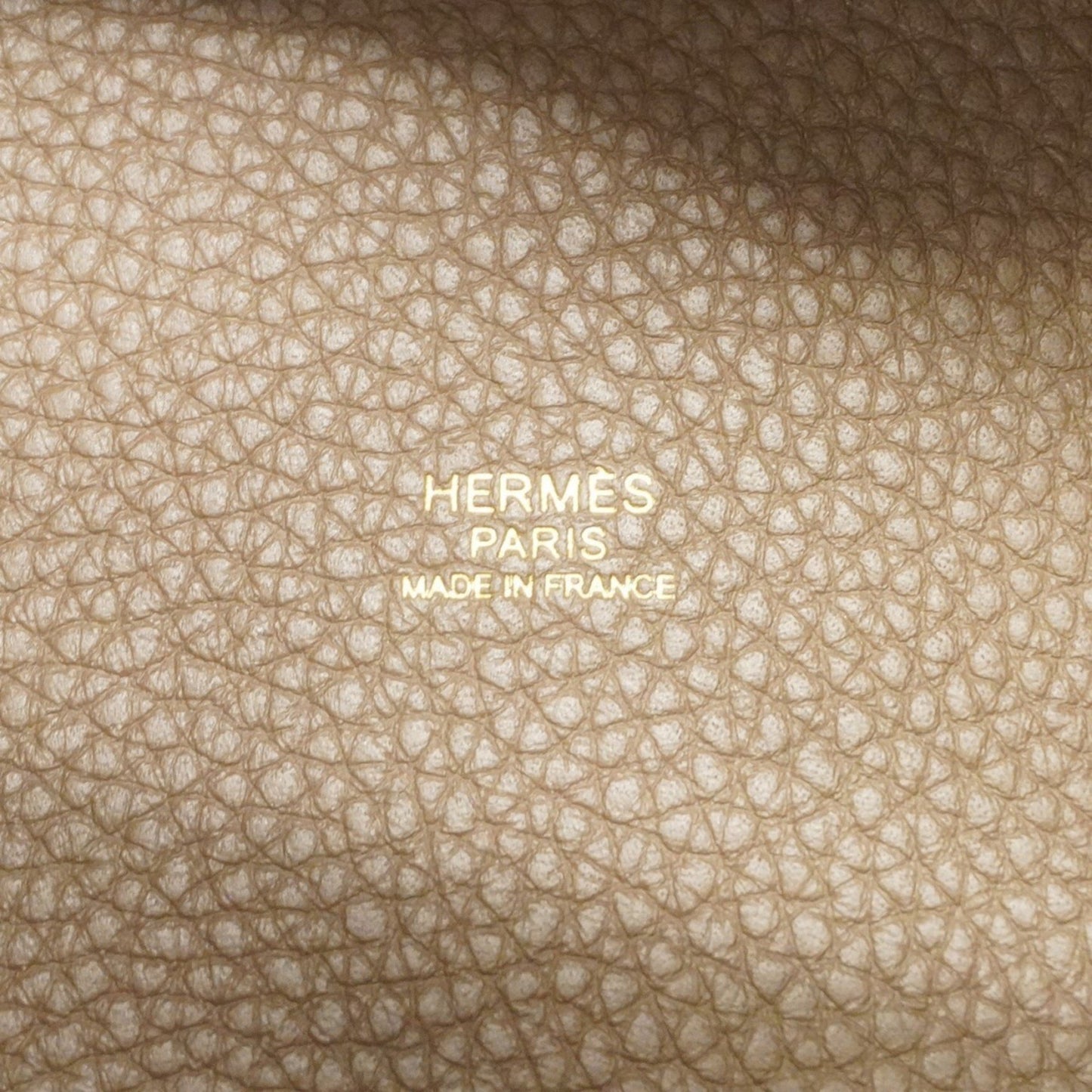 Hermès Brown Leather Picotin Lock